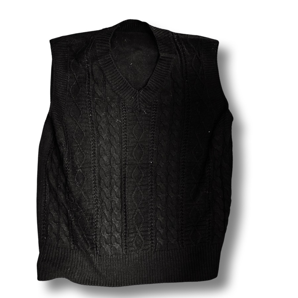 Knit sweater vest uni size never worn